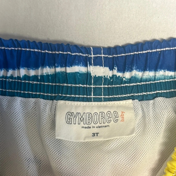 Gymboree Blue and White Boys' Swim Trunks - Picture 2 of 3